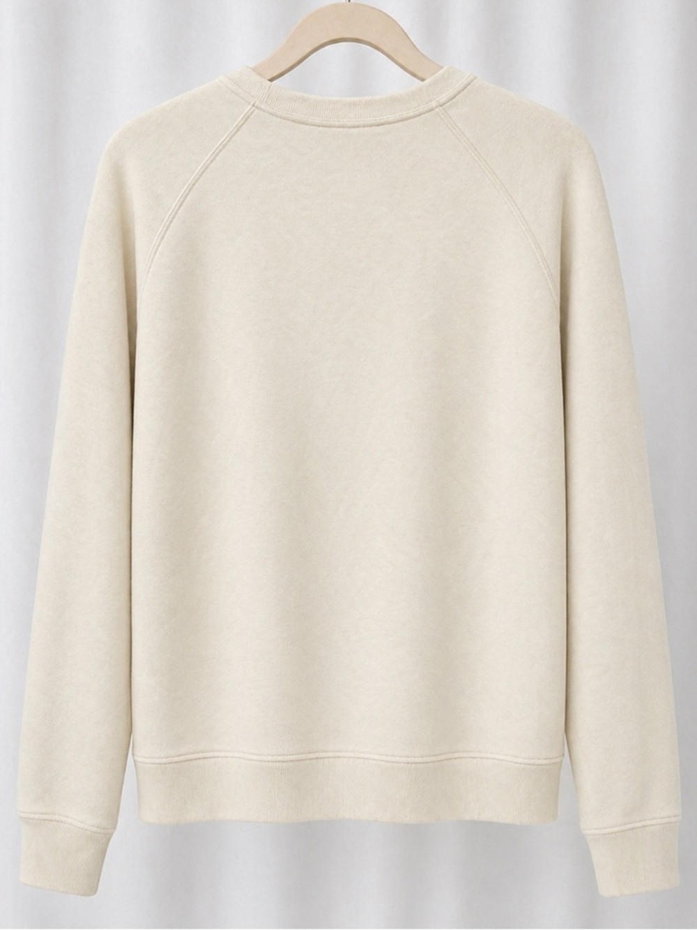 Maeve Anthropologie Sweatshirt Medium Cream Puppy Graphic Bow Gift Cozy - Picture 3 of 6